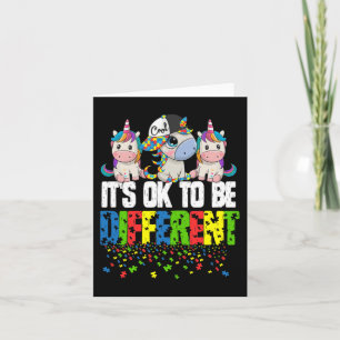 Autismus-Bewusstsein Tag Einhorn Geschenk Karte