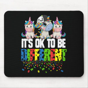 Autismus-Bewusstsein Tag Einhorn Geschenk Mousepad