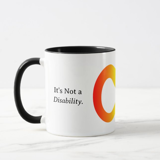 Autismus-Bewusstsein-Tasse Tasse (Links)