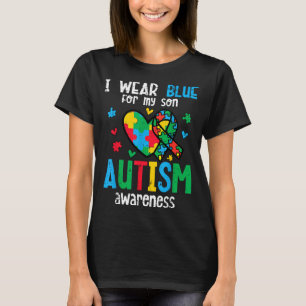 Autismus-Bewusstsein Trage Blau für Sohn ASD Mutte T-Shirt
