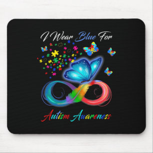Autismus Bewusstsein trage ich Blau für Autismus S Mousepad