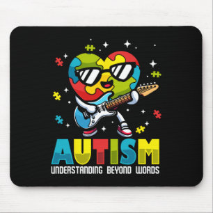 Autismus Bewusstsein über Worte hinaus Mousepad