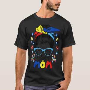 Autismus-Bewusstsein Unordentlicher Knoten Autismu T-Shirt