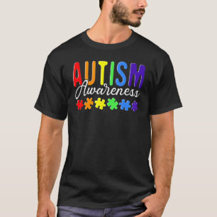 Autismus-Bewusstsein Unterstützt Autistischen Mama T-Shirt