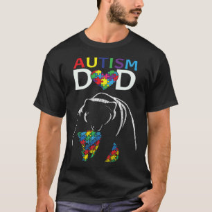 Autismus-Bewusstsein Vater Autistisches Kind Bewus T-Shirt