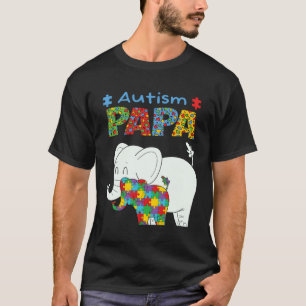 Autismus-Bewusstsein Vater Autistisches Kind Bewus T-Shirt