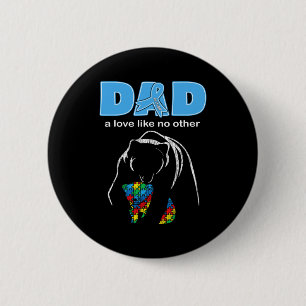Autismus-Bewusstsein Vater Vaterliebe Stolz Autism Button