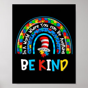 Autismus Bewusstsein, warum in der Lehrerkatze von Poster