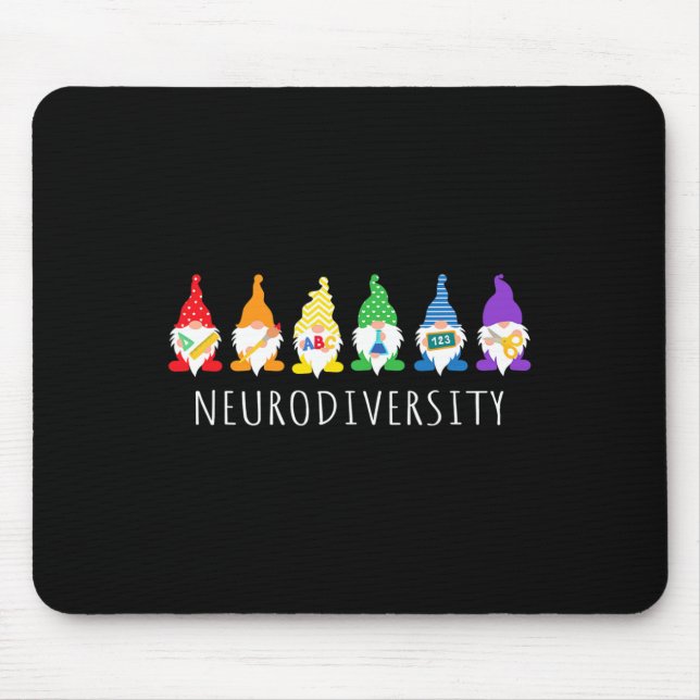 Autismus Bewusstsein wird Neurovielfalt Geschenke  Mousepad (Vorne)