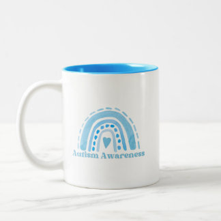 Autismus Bewusstsein Zwei-Tonen-Tasse, 11 oz Zweifarbige Tasse