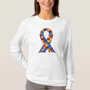Autismus-Bewusstseins-Band T-Shirt