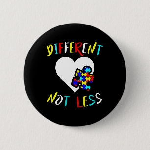 Autismus-Bewusstseins-Design-Geschenk Anders Nicht Button