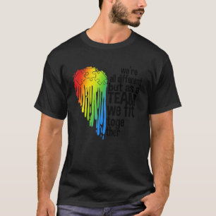 Autismus-Bewusstseins-Herz T-Shirt