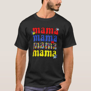Autismus-Bewusstseins-Mama Vintage-Puzzleteil Auti T-Shirt