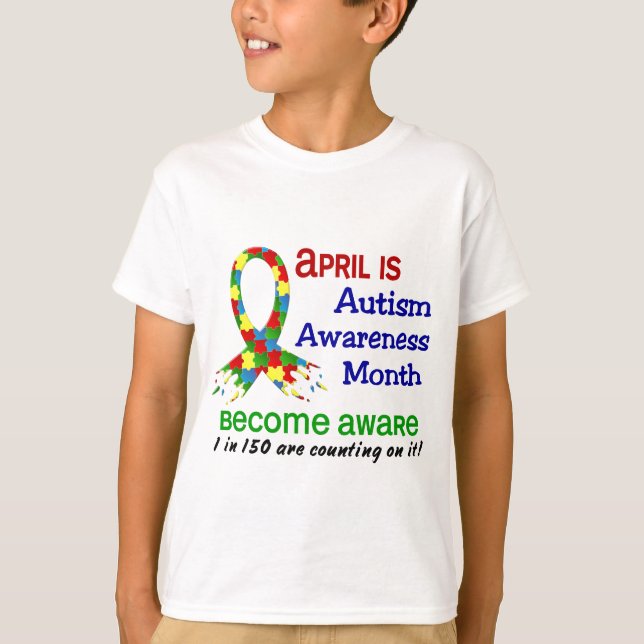 AUTISMUS-BEWUSSTSEINS-MONAT APRIL T-Shirt (Vorderseite)