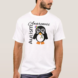 Autismus-Bewusstseins-Pinguin T-Shirt