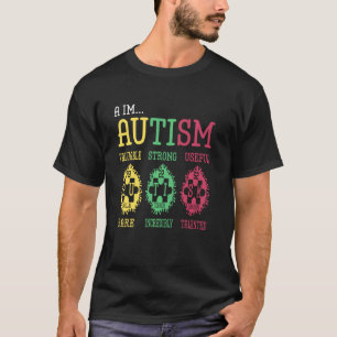 Autismus-Bewusstseins-Puzzle Periodensystem Elemen T-Shirt