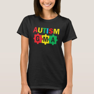 Autismus-Bewusstseins-Puzzle-Schleife Stolz Autism T-Shirt