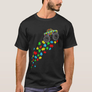 Autismus-Bewusstseins-Puzzles Lustiges Monster-Tru T-Shirt