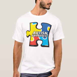 Autismus-Bewusstseins-Puzzlespiel-Stück-T - Shirt