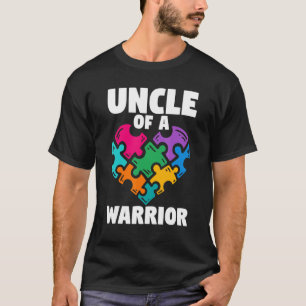 Autismus-Bewusstseins-Puzzleteil-Band Onkel eines T-Shirt