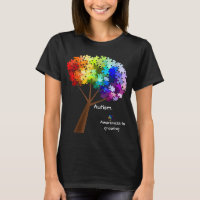 Autismus-Bewusstseins-Regenbogen-Puzzlespiel-Baum