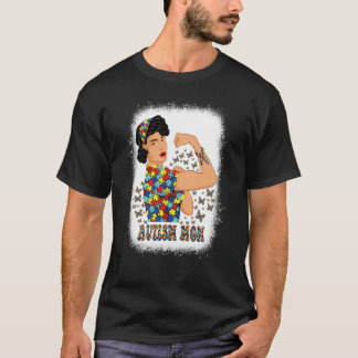 Autismus-Bewusstseins-Tag Starke Frau Autismus-Mut T-Shirt
