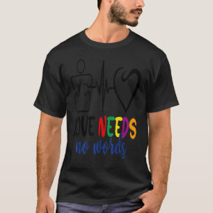 Autismus-Bewusstseins-Zitat Mutter Jungen Mädchen T-Shirt