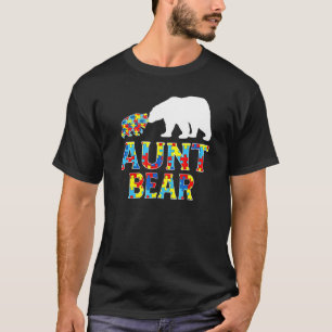 Autismus Bewusstseinsbildung Bären Puzzle Unterstü T-Shirt