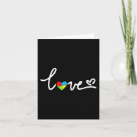 Autismus Bewusstseinsbildung Liebe Herz Puzzle Pie