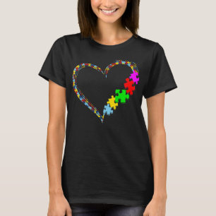 Autismus Bewusstseinsbildung Liebe Herz Puzzle St T-Shirt