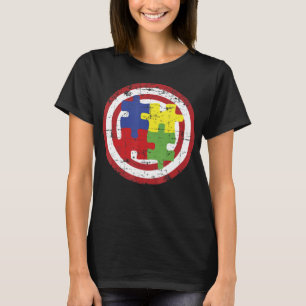 Autismus Bewusstseinsbildung Shirts Kapitän Autis