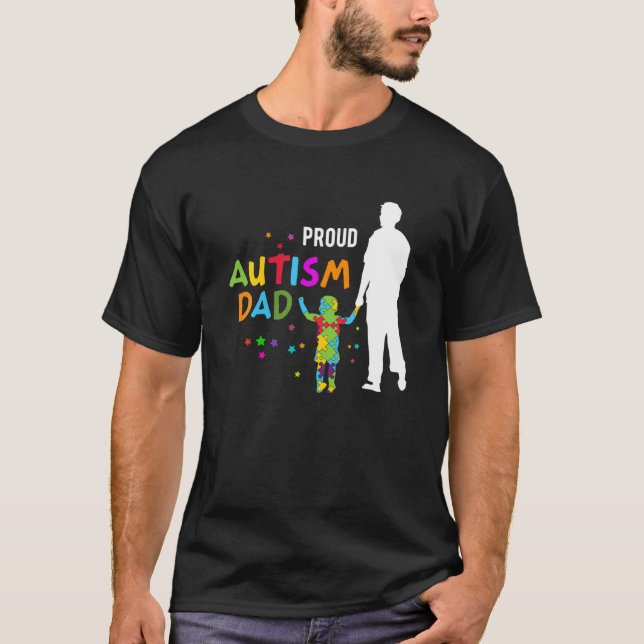 Autismus Bewusstseinsgeschenke für Männer - Proud  T-Shirt (Vorderseite)