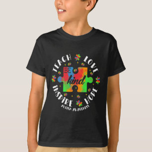 Autismus Bewusstseinslehrer Puzzle lehrt Hoffnung T-Shirt