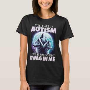 Autismus-Bewusstseinsmonat, der diesen Hund in mir T-Shirt