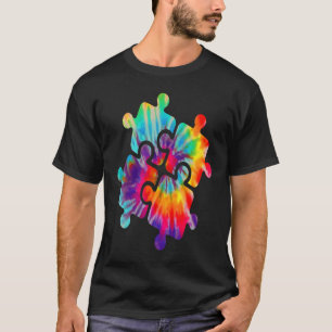 Autismus-Bewusstseinsmonat Tie Dye Autistischer St T-Shirt