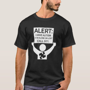 Autismus-Bewusstseinsmonat Unterstützen Sie autist T-Shirt