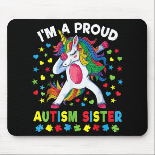 Autismus Bewusstseinsschwäche Einhorn Girl Proud A Mousepad