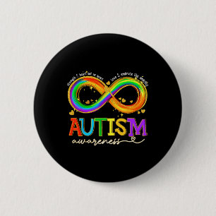 Autismus Bewusstseinsstärke und Herz Set uns Teil Button