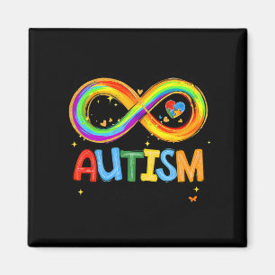 Autismus Bewusstseinsstärke und Herz Set uns Teil  Magnet