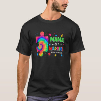Autismus-Bewusstseinstag Mama Einer Krieger Famili T-Shirt
