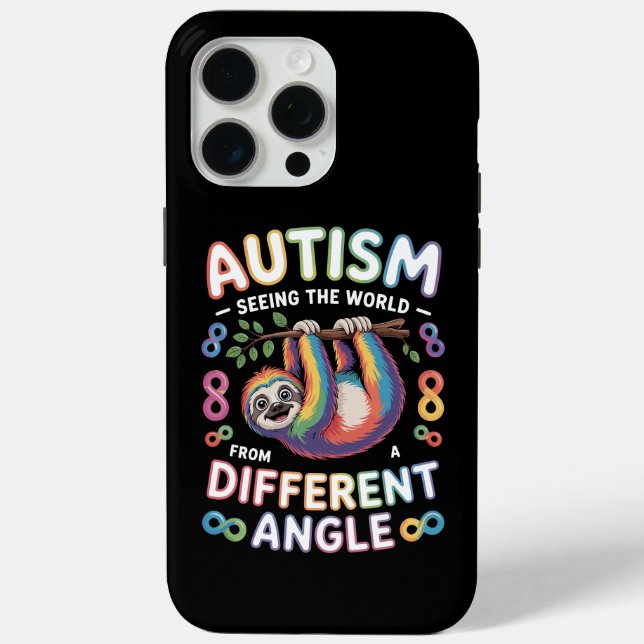 Autismus-Bewusstseinszitat Einzigartiger Geist Reg Case-Mate iPhone Hülle (Rückseite)