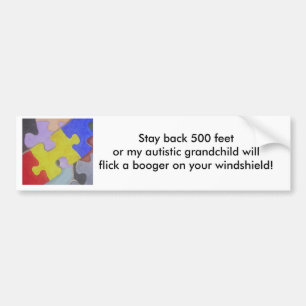 Autismus Booger 2 Autoaufkleber