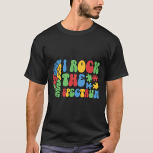 Autismus Brain I Rock the Spectrum Awareness Boys T-Shirt