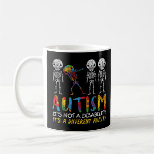 Autismus Brauchbarkeit - Skelett Abbben Autistisch Kaffeetasse