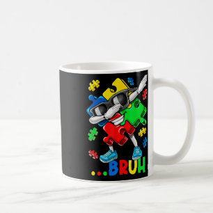 Autismus Bruh Dabbing Puzzle Piece Autismus Bewuss Kaffeetasse