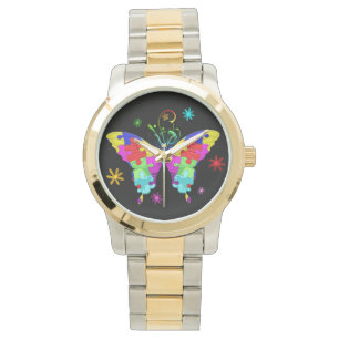 Autismus Butterfly Armbanduhr