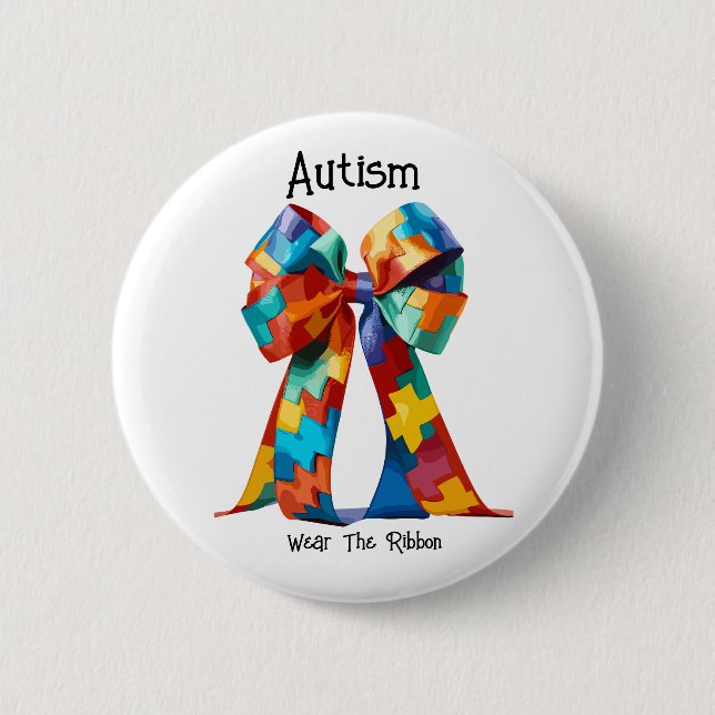 Autismus Button (Vorderseite)
