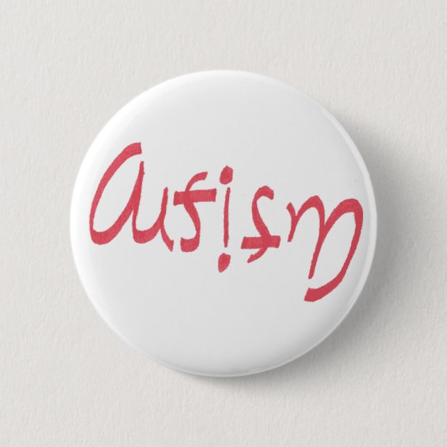 Autismus Button (Vorderseite)