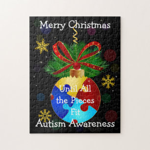 Autismus Christmas Bauble Puzzle